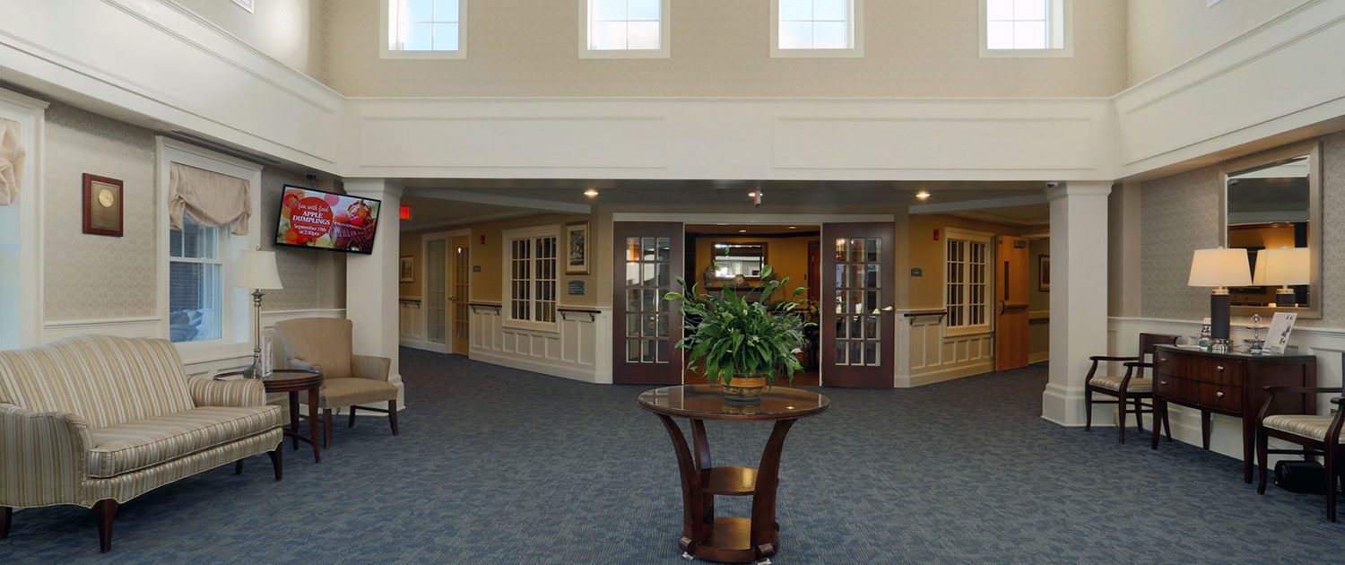 Front lobby at Holden Rehabilitation and Skilled Nursing