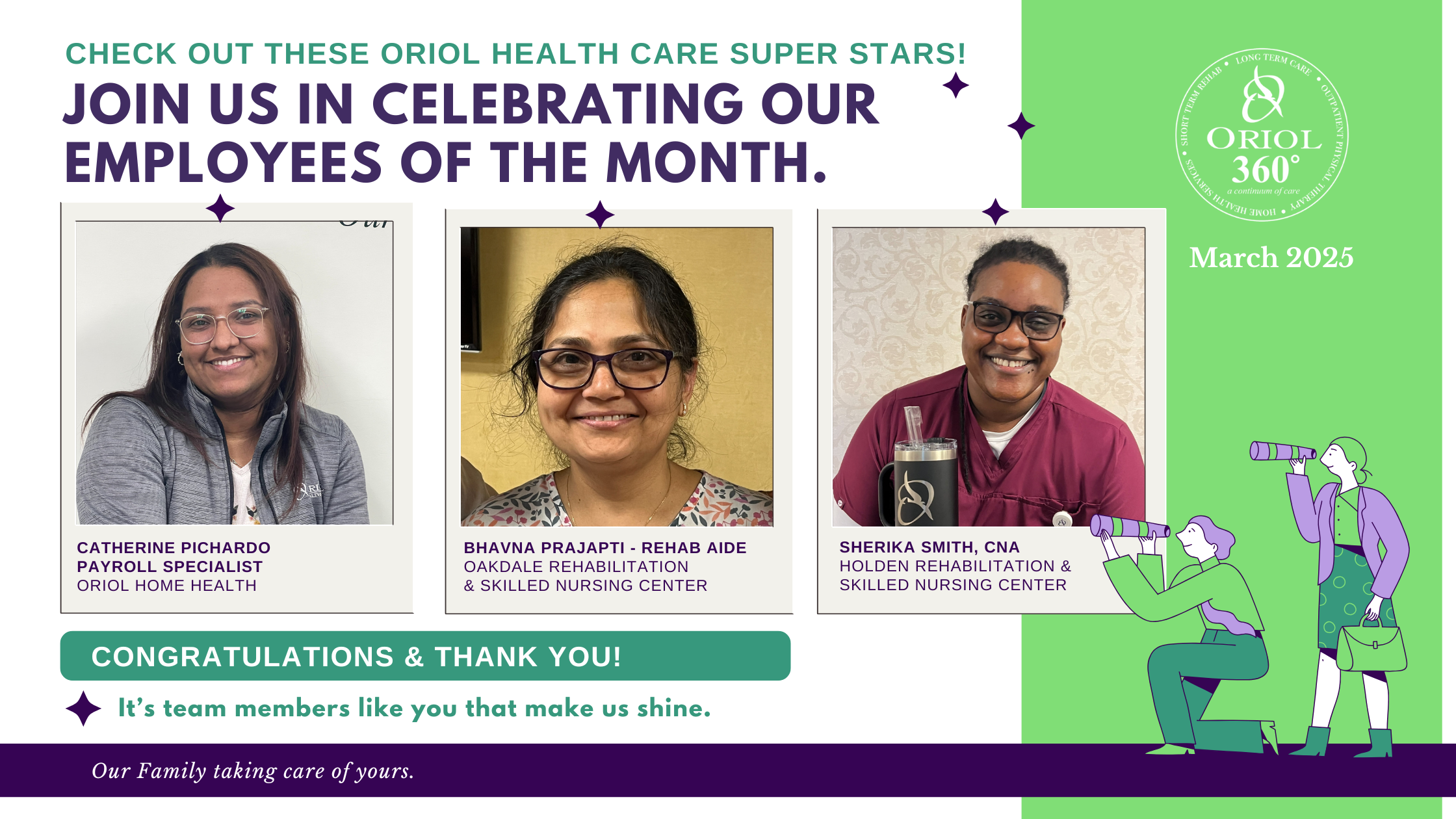 March 2025 Employees of the Month