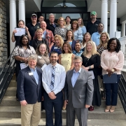 Smiling group photo of our 2025 honorees