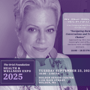 rev-joelle-johns-navigating-hard-conversations-oriol-foundation-health-wellness-expo-2025.png Rev. Joelle Johns, guest speaker at the Oriol Foundation Health & Wellness Expo 2025, presenting ‘Navigating Hard Conversations and Tough Choices’ at the Holden Senior Center.”