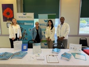 Dr. Donna Bartlett, PharmD, BCGP, and her team shared strategies for safe medication practices and healthier living with Expo attendees