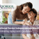 Senior woman relaxing at home with supportive caregiver, representing National Senior Independence Month and aging with confidence supported by Oriol Home Health.