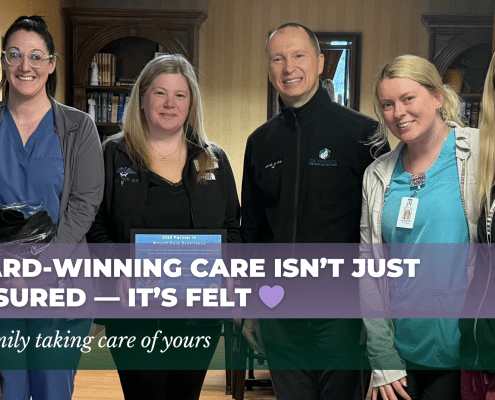 Oakdale Rehabilitation team with Dr. Mikhail Novikov after being named a 2026 Partner in Wound Care Excellence