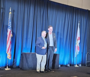 Bob Oriol receiving ACHCA Chair’s Award