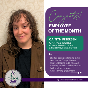 Gabby McKoy May 2026 Employee of the Month Oakdale Rehabilitation Oriol Health Care