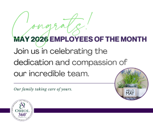 May 2026 Employees of the Month Oriol Health Care