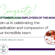 Oriol Health Care September 2026 Employees of the Month