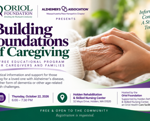 Building Foundations of Caregiving free caregiver program in Holden, MA
