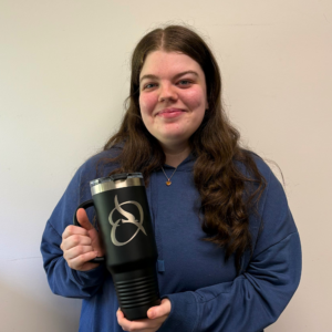 Allison Clapp, PCA | Oriol At Home – October 2026 Employee of the Month Allison Clapp, PCA with Oriol At Home, smiling and holding her Employee of the Month recognition gift.